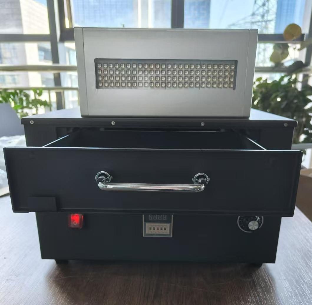 Cámara de curado UV-LED JLK-20050F-GHX con cajón (300 × 230 × 250 mm)