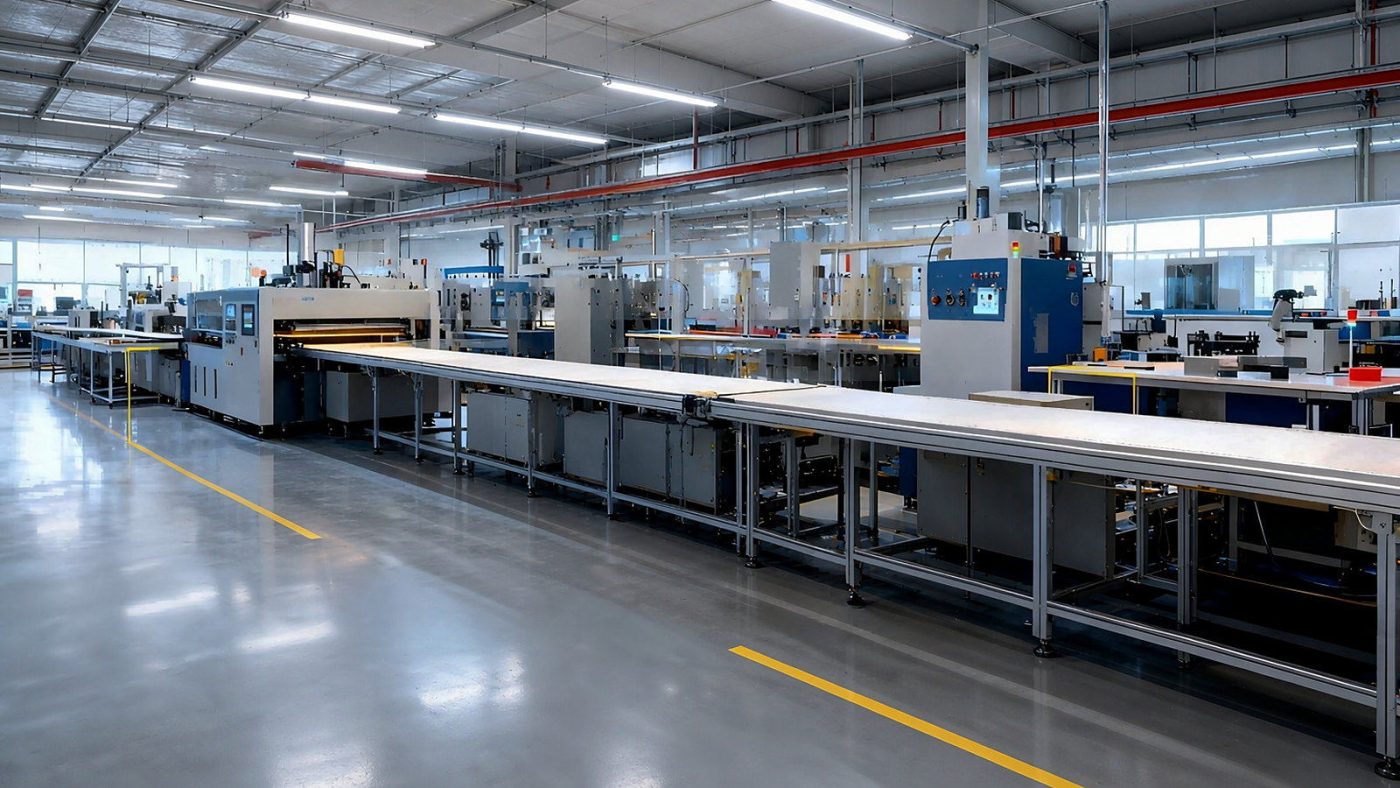 UV-LED-Härtungslinie im JINGLEIKE-Werk