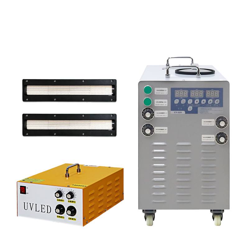 Lampada di polimerizzazione UVLED per presse per etichette e macchine da timbratura 240 × 25 mm