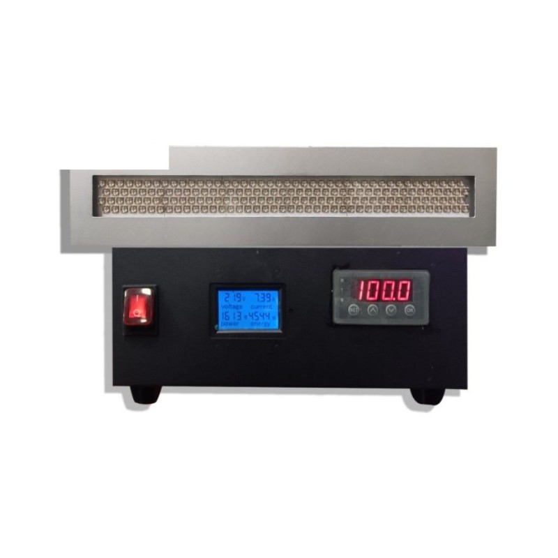 Lampada di polimerizzazione UV LED 1600 W 357 × 40 mm, raffreddata ad aria